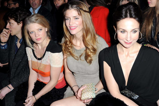 Premières loges de défilé avec Mélanie Thierry et Elsa Zylberstein en 2012