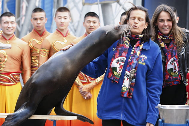 Bisou mouill&eacute; au 41e Festival du Cirque de Monte-Carlo