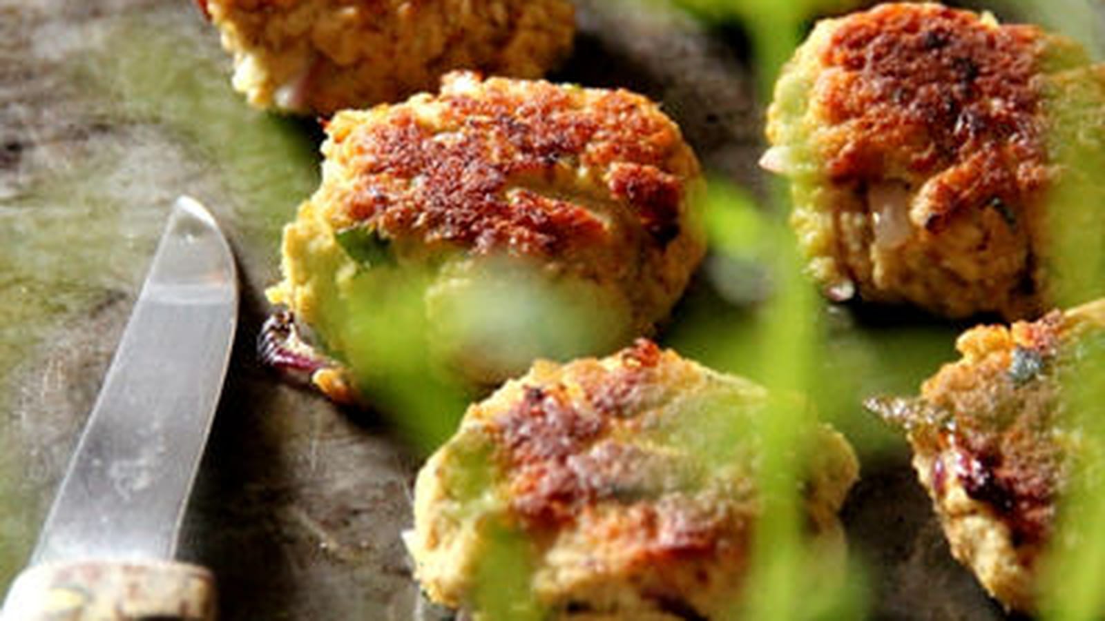 Boulettes de porc à la menthe  