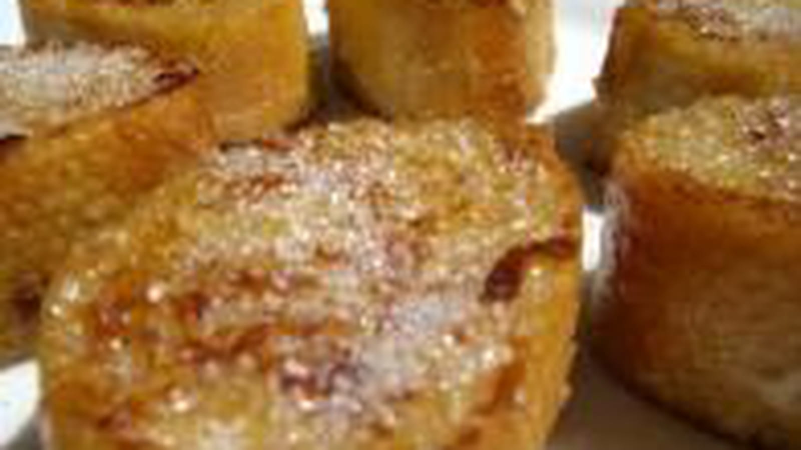Pain perdu au rhum et pommes caramélisées