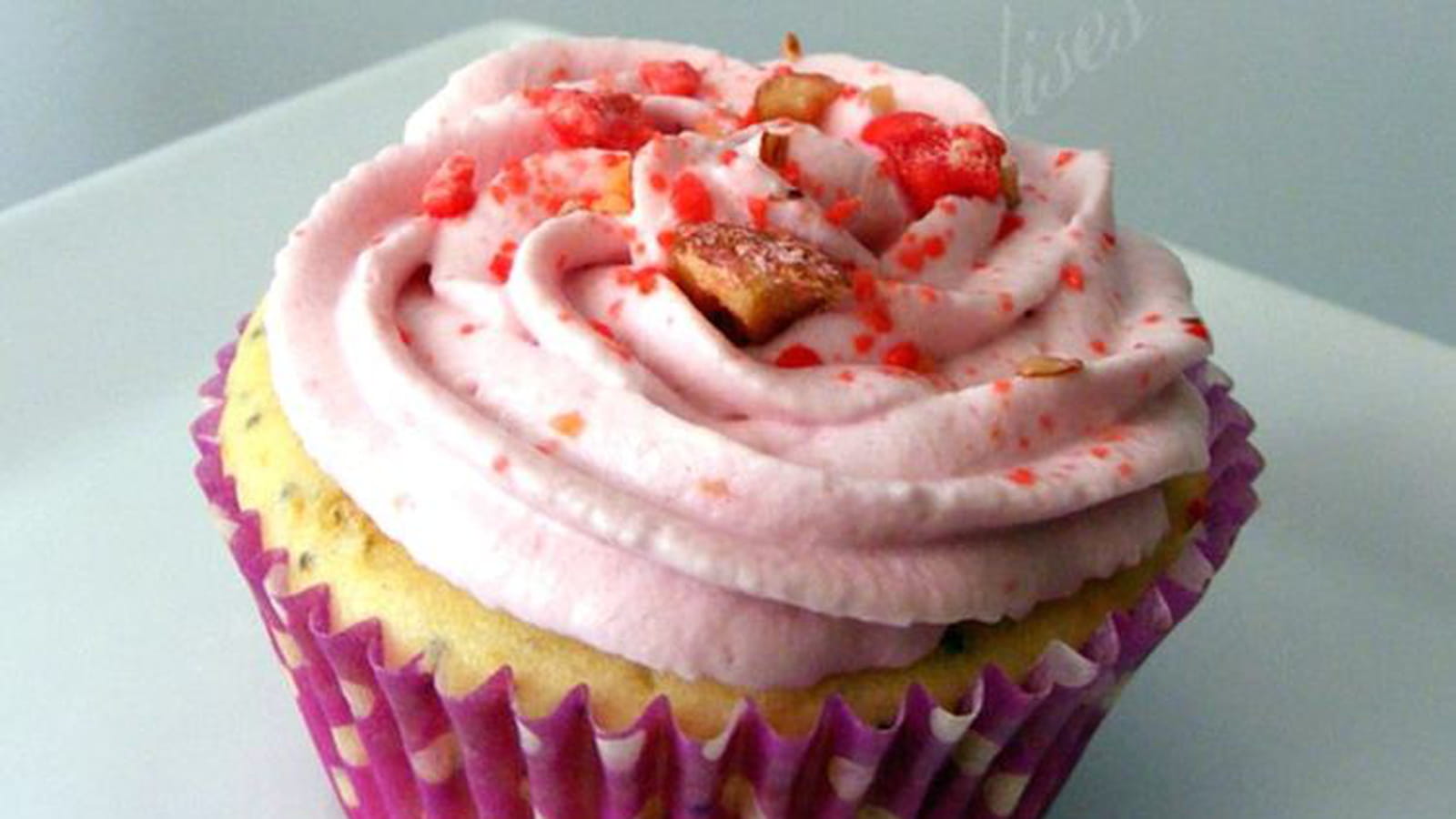 Cupcakes citron vert-pavot