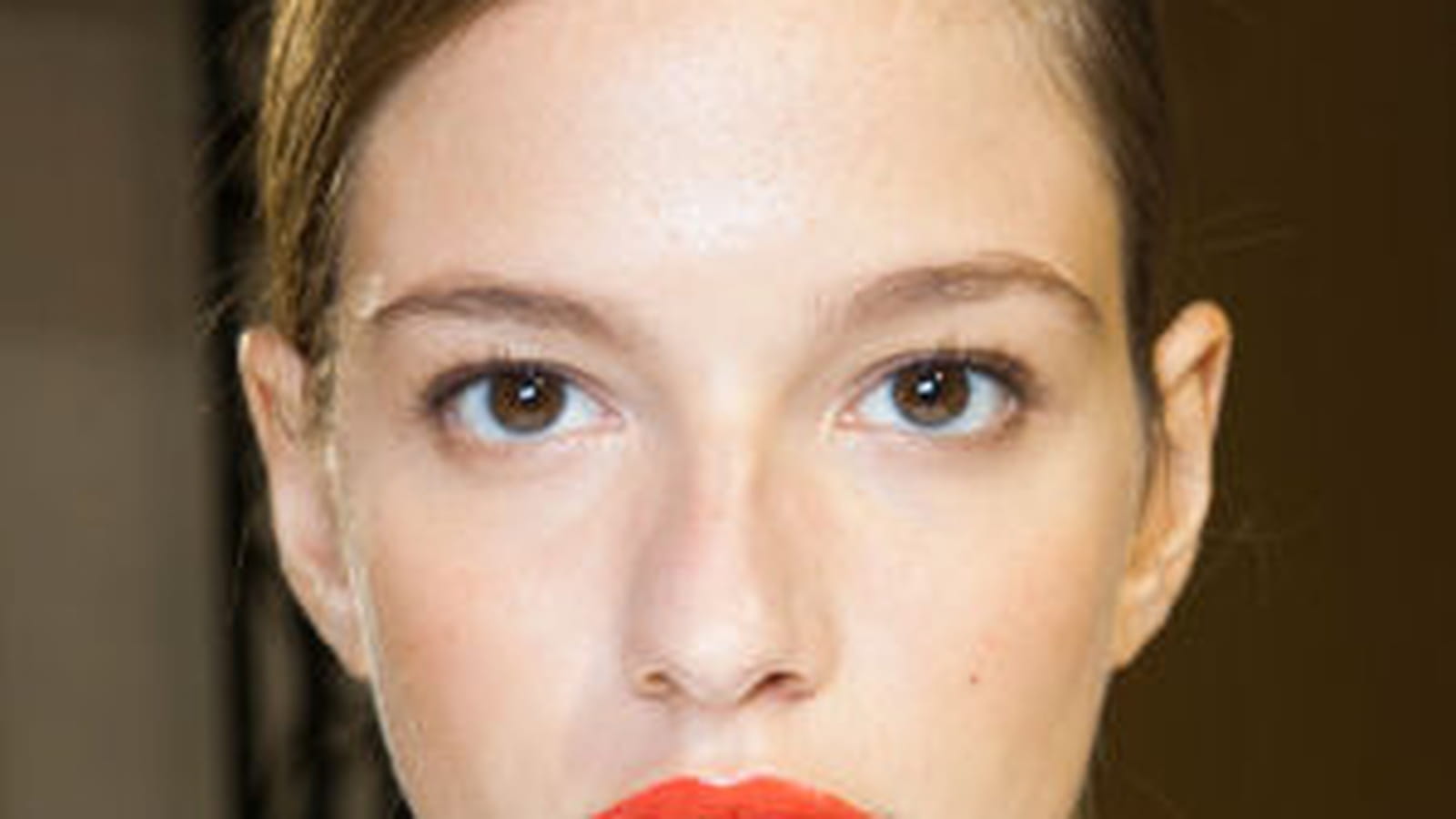 Le rouge à lèvres orange