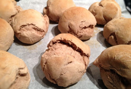 Petits pains à la farine de châtaigne