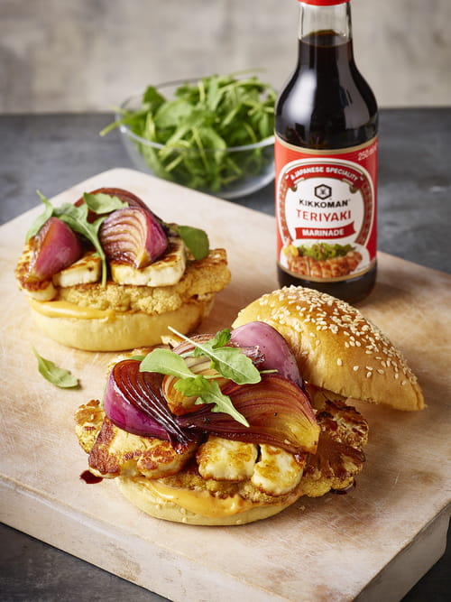 Burgers au chou-fleur Teriyaki
