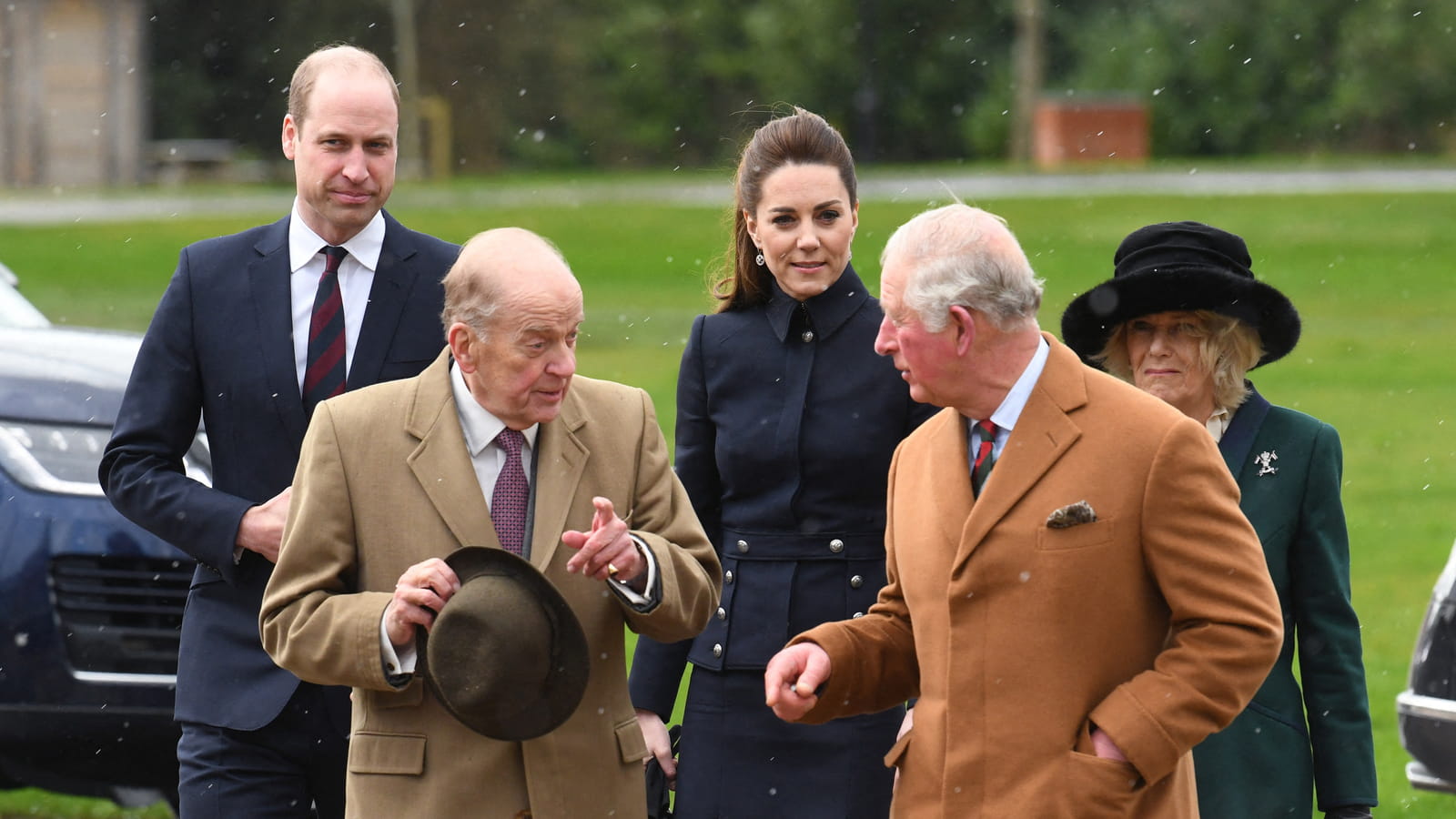 Prince William, Kate Middleton, prince Charles et Camilla Parker Bowles