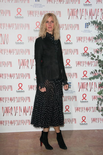 Sandrine Kiberlain au d&icirc;ner de la mode du Sidaction