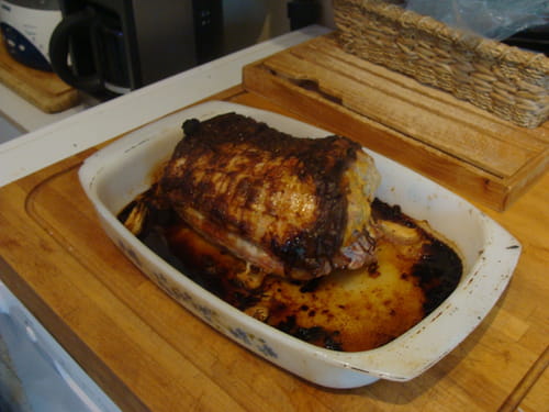 Rôti de porc au four