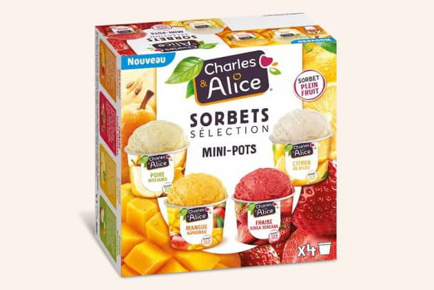 Sorbets plein fruit - Charles et Alice