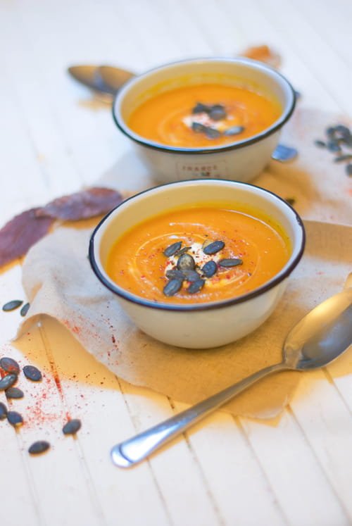 Soupe butternut et Espelette