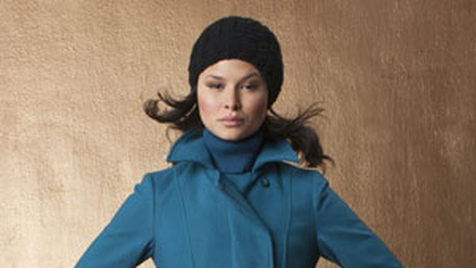 Manteau bleu de La Redoute