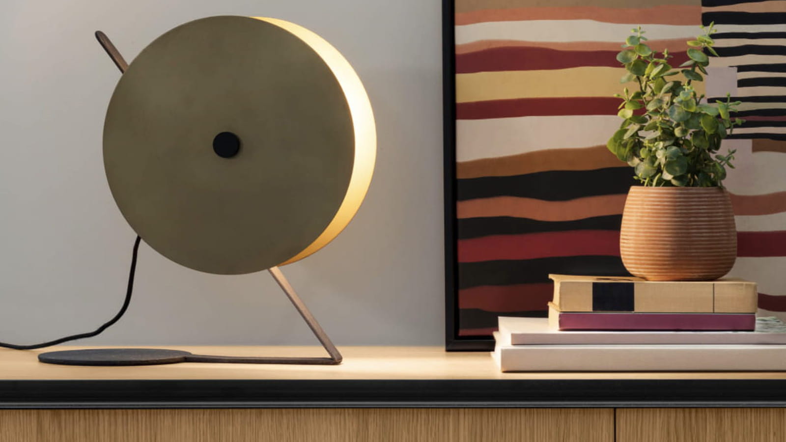 Lampe en laiton