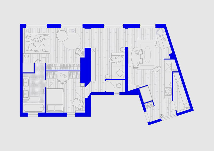 Le plan apr&egrave;s travaux