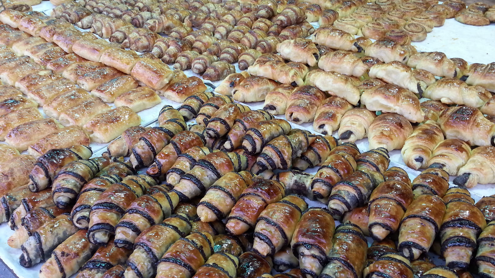 Pâtisseries par milliers