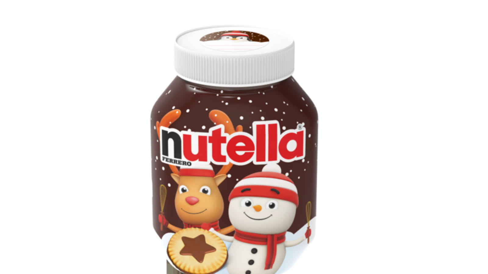 La pâte à tartiner au décor de Noël de Nutella 
