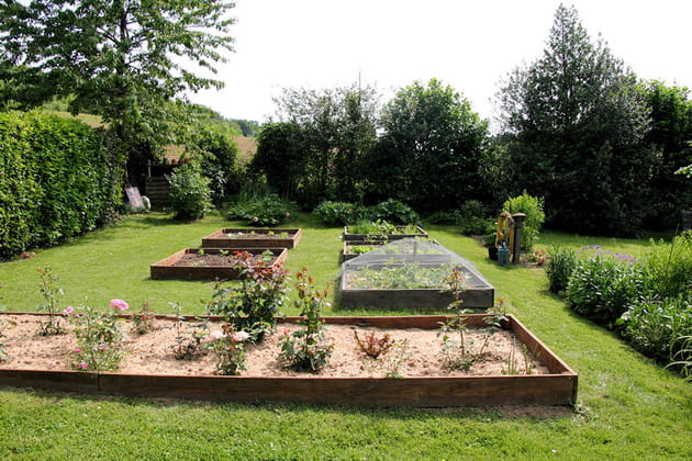 Le potager en carr&eacute;
