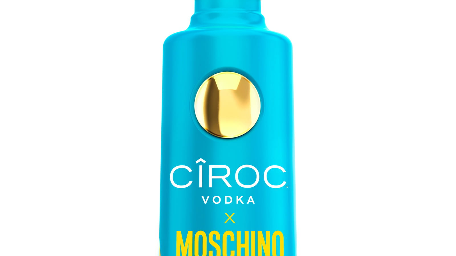 Bouteille de Vodka Cîroc x Moschino
