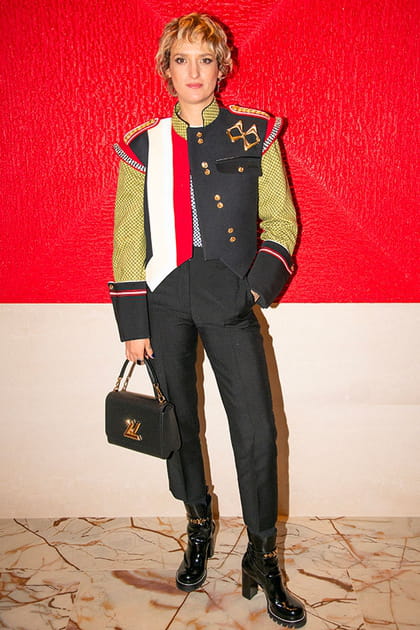 Agathe Rousselle au défilé Louis Vuitton