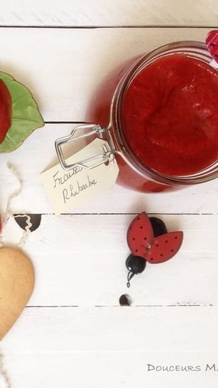 Compote Fraise Et Rhubarbe