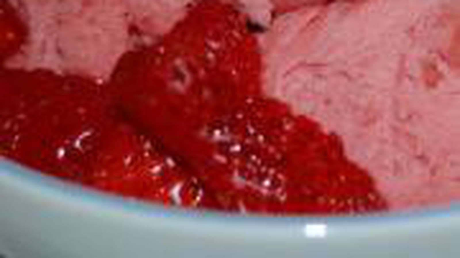 Glace à la fraise