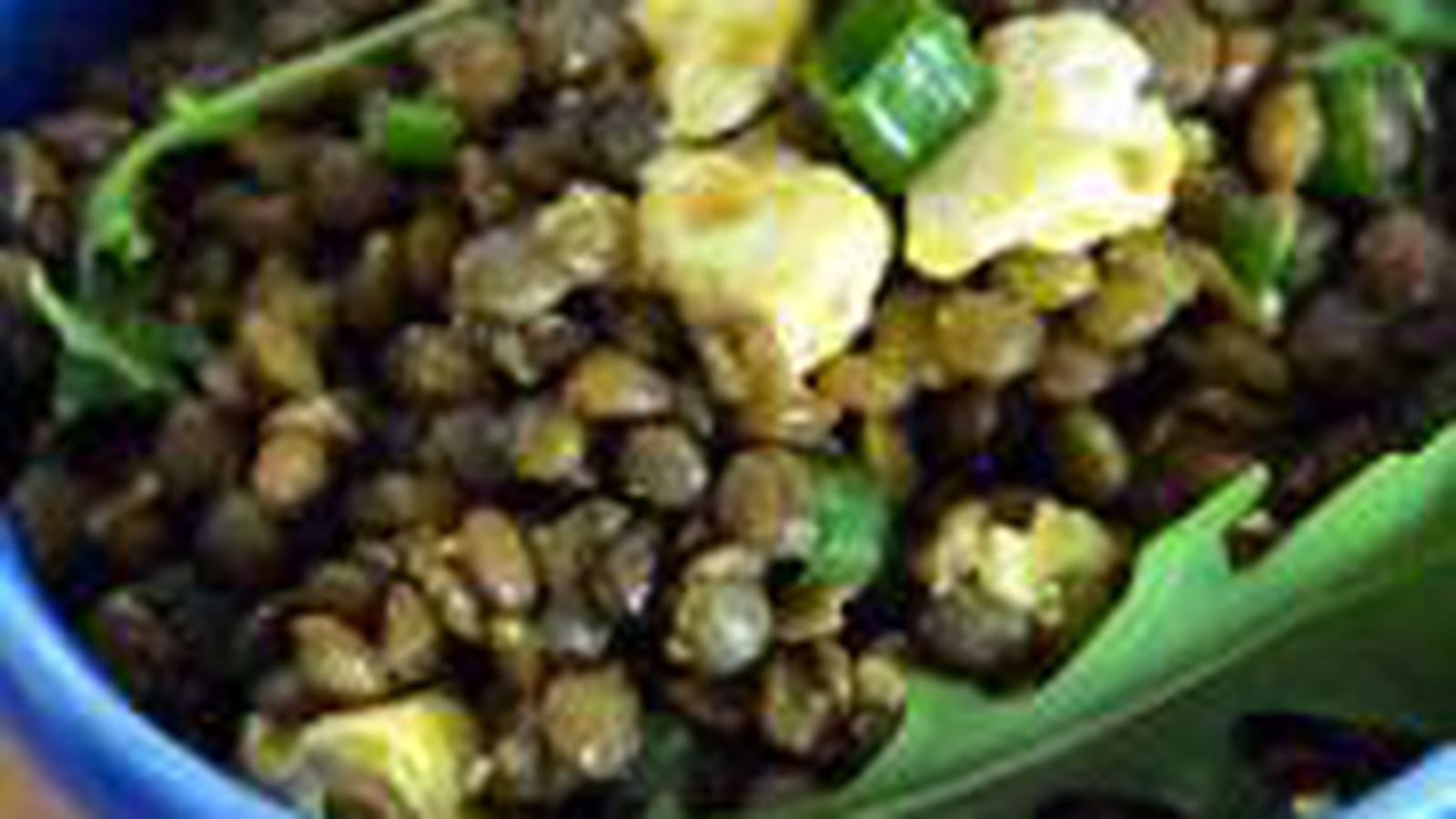 Salade lentilles feta curcuma