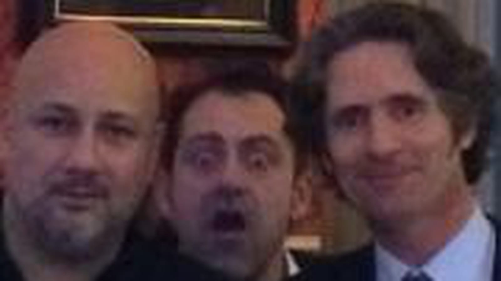 Michel Sarran "photobomber"