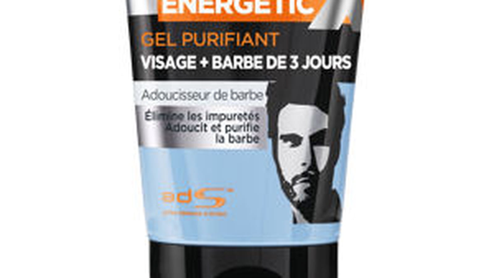 Gel purifiant Hydra Energetic visage et barbe de L’Oréal Men Expert