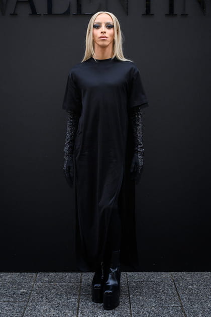 Bilal Hassani au d&eacute;fil&eacute; Valentino