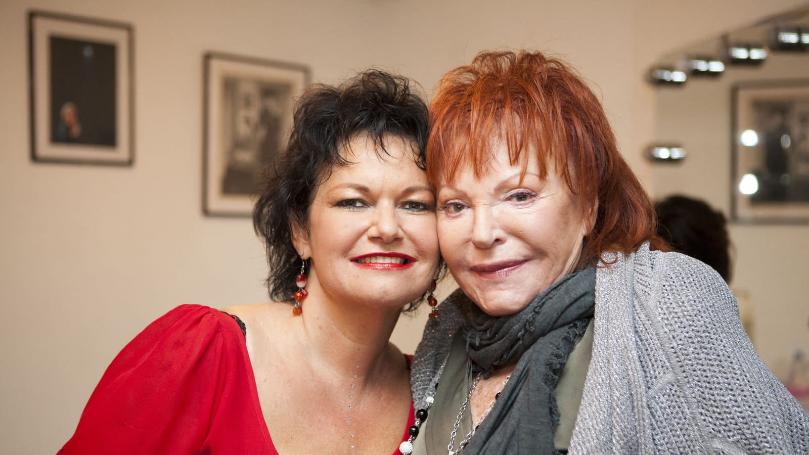 Avec Maurane, en 2010