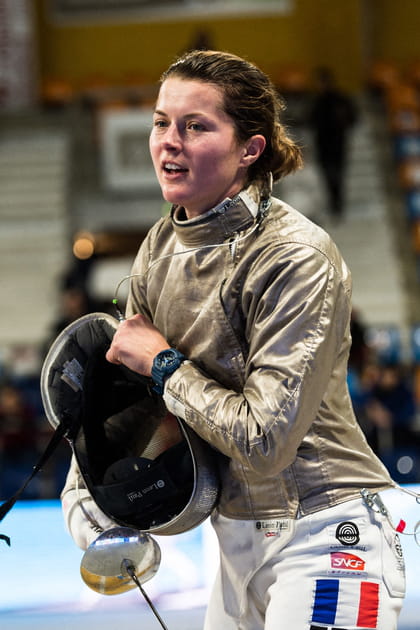 L'escrimeuse C&eacute;cilia Berder