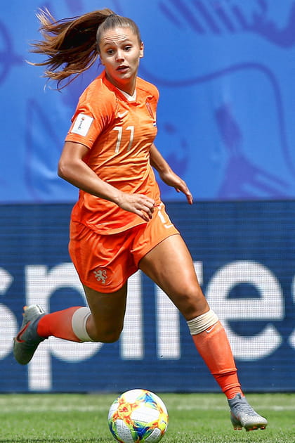La joueuse de football Lieke Martens lors de la Coupe du Monde 2019
