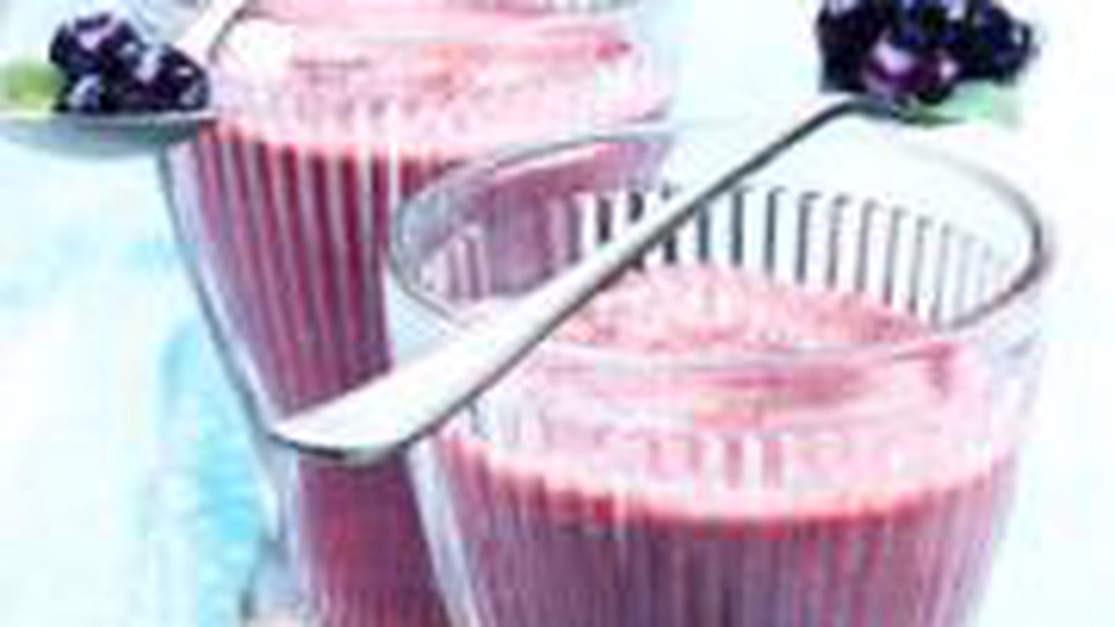 Smoothie fraises myrtilles