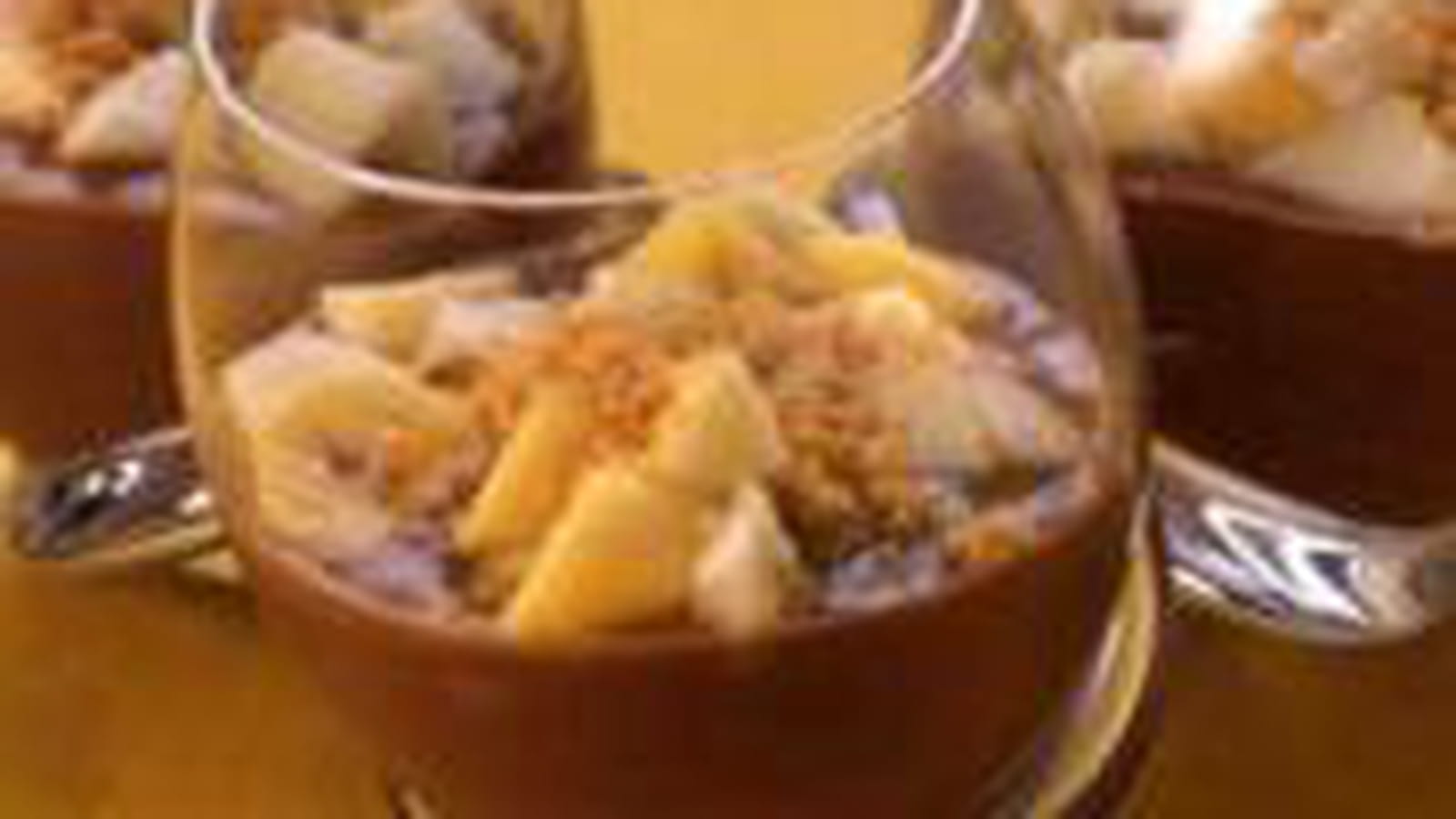 Verrine exotique tout chocolat