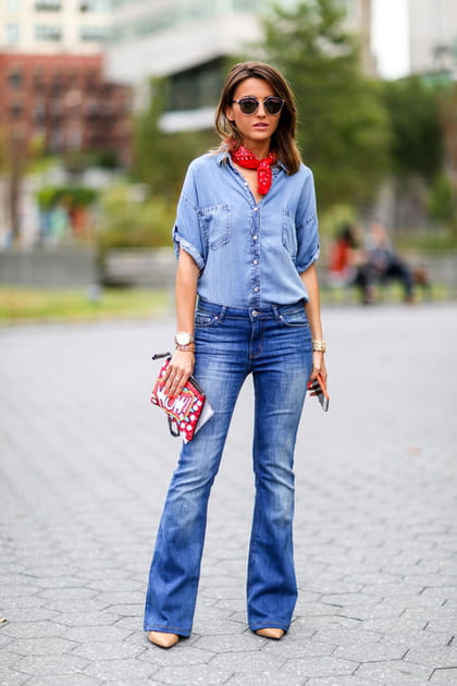 Street style &agrave; New York : le bandana chic