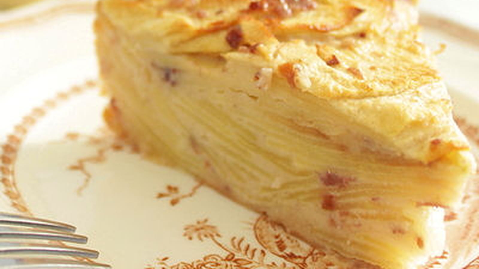 Gâteau invisible aux pommes, sans sucre ni beurre