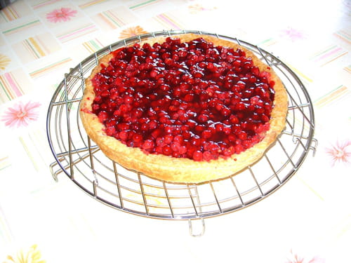 Tarte aux groseilles à la crème d'amandes