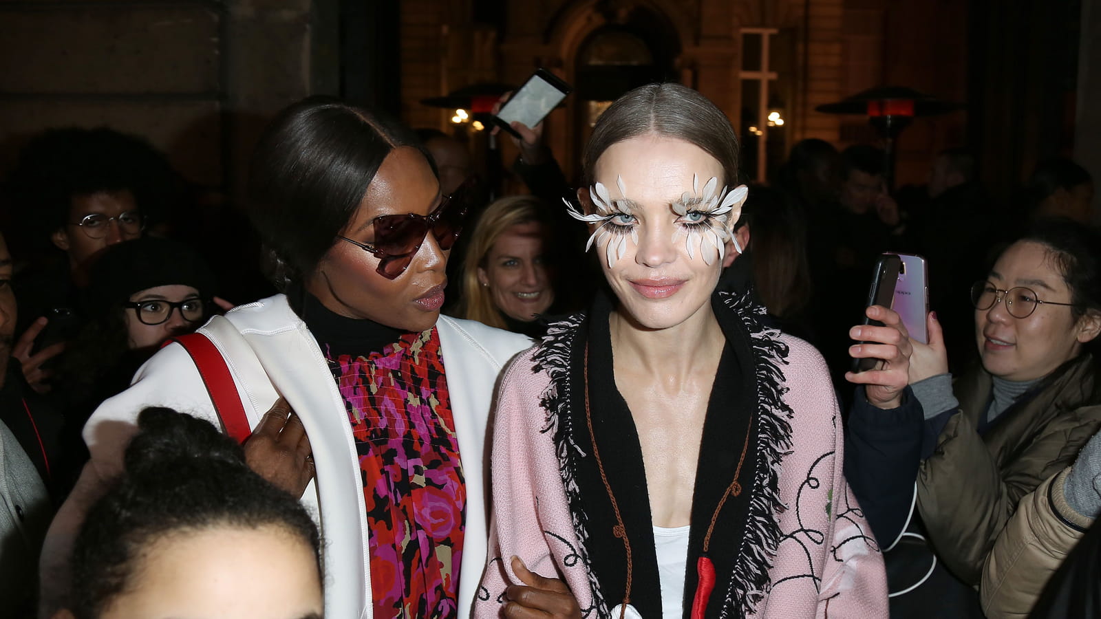 Naomi Campbell et Natalia Vodianova