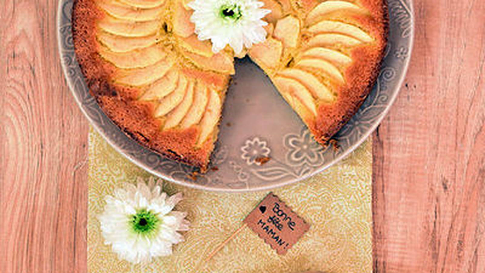 Gâteau aux pommes et à la frangipane
