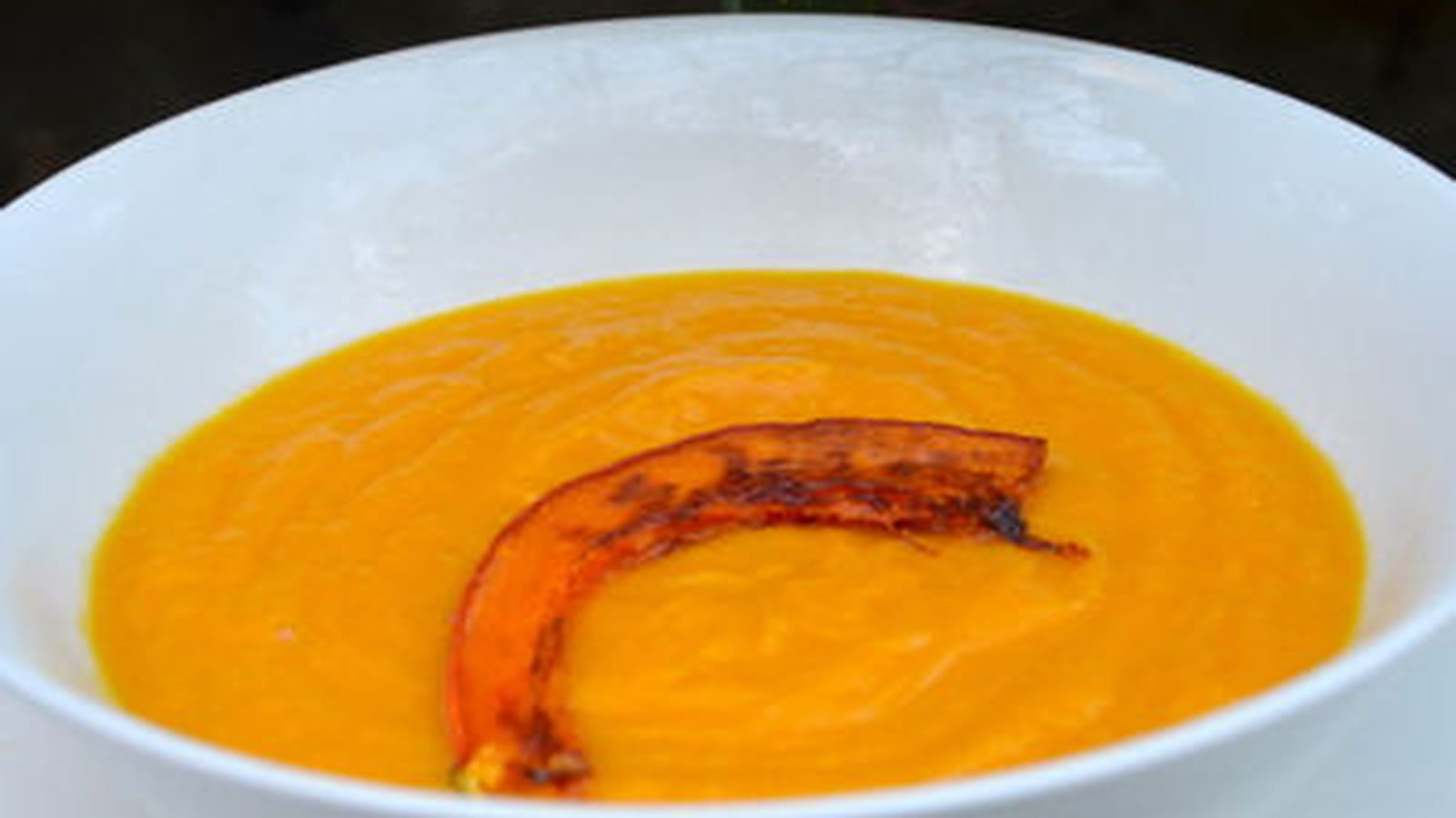 Velouté de potiron au lait de coco
