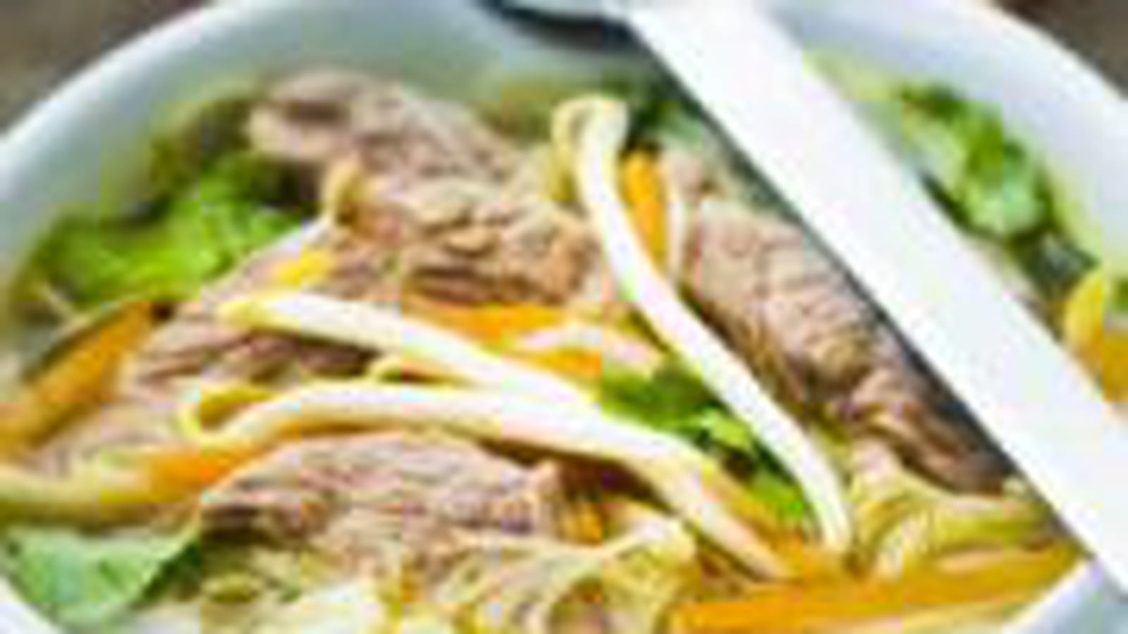 Soupe chinoise à l'agneau