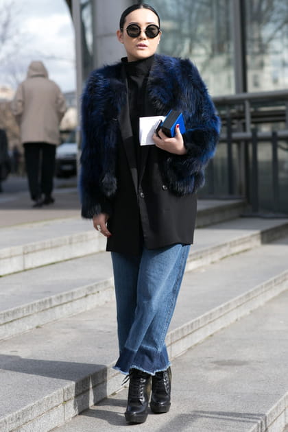 Street style &agrave; Paris : le flare 7/8&egrave;me