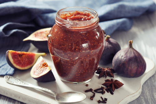 Confiture de figues à la vanille