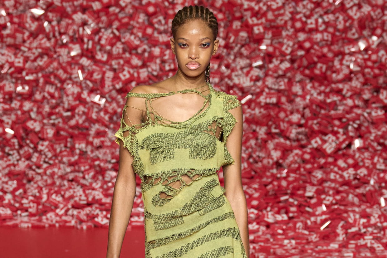 Robe à sequins - Marine - 17.00