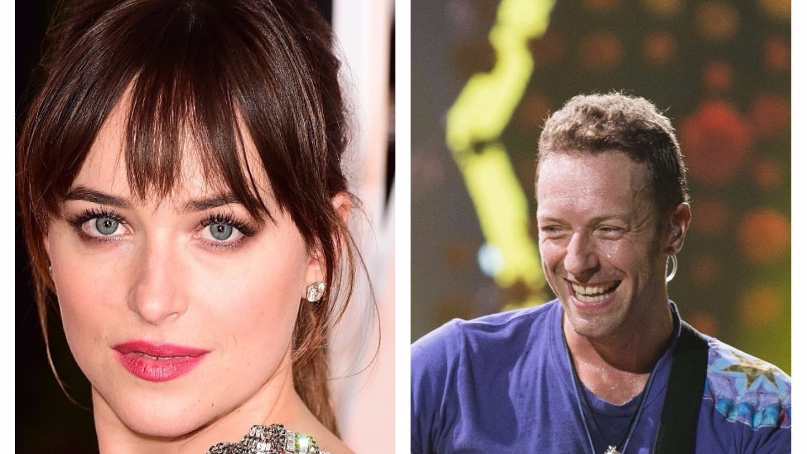 Dakota Johnson et Chris Martin 