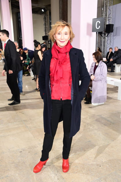 Marie-Anne Chazel au d&eacute;fil&eacute; Georges Chakra