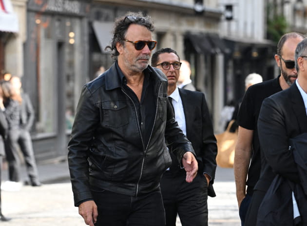 Christophe Carri&egrave;re aux obs&egrave;ques de Nicolas Altmayer, &agrave; Paris