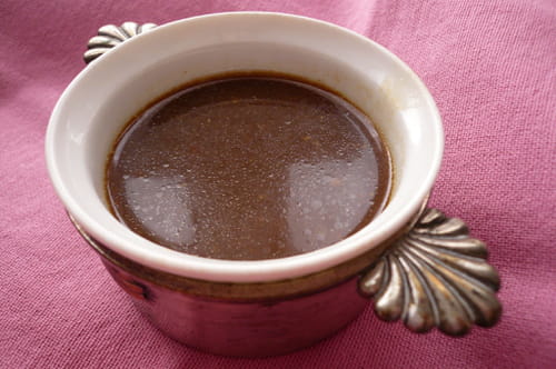 Petite sauce toute orange et très simple