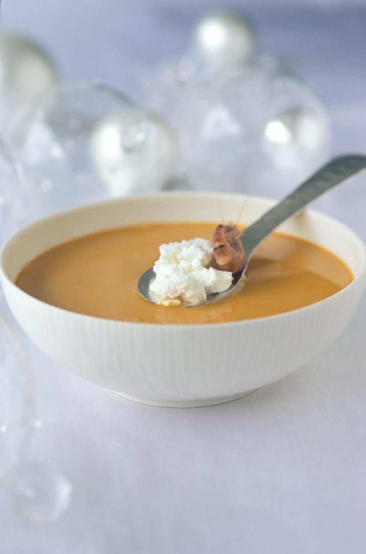 Recette de Bisque de crevettes grises au Petit Billy la recette facile