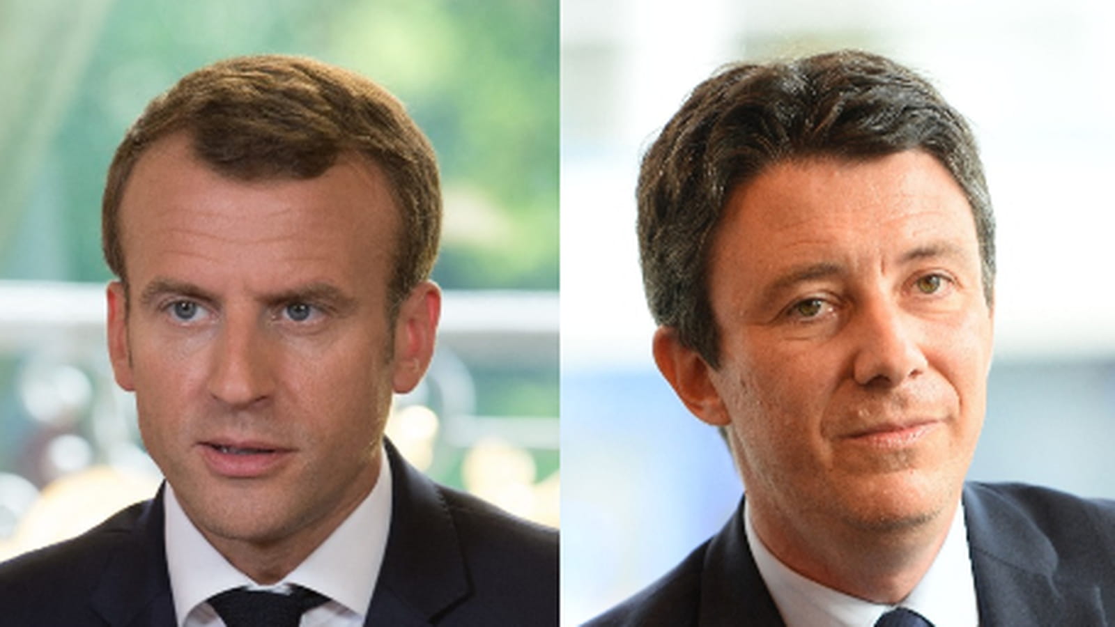 Emmanuel Macron et Benjamin Griveaux 