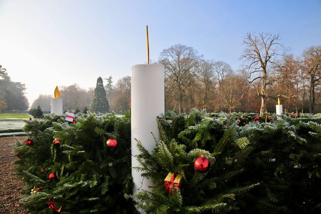 ... &agrave; l'aide de bougies plus vraies que nature