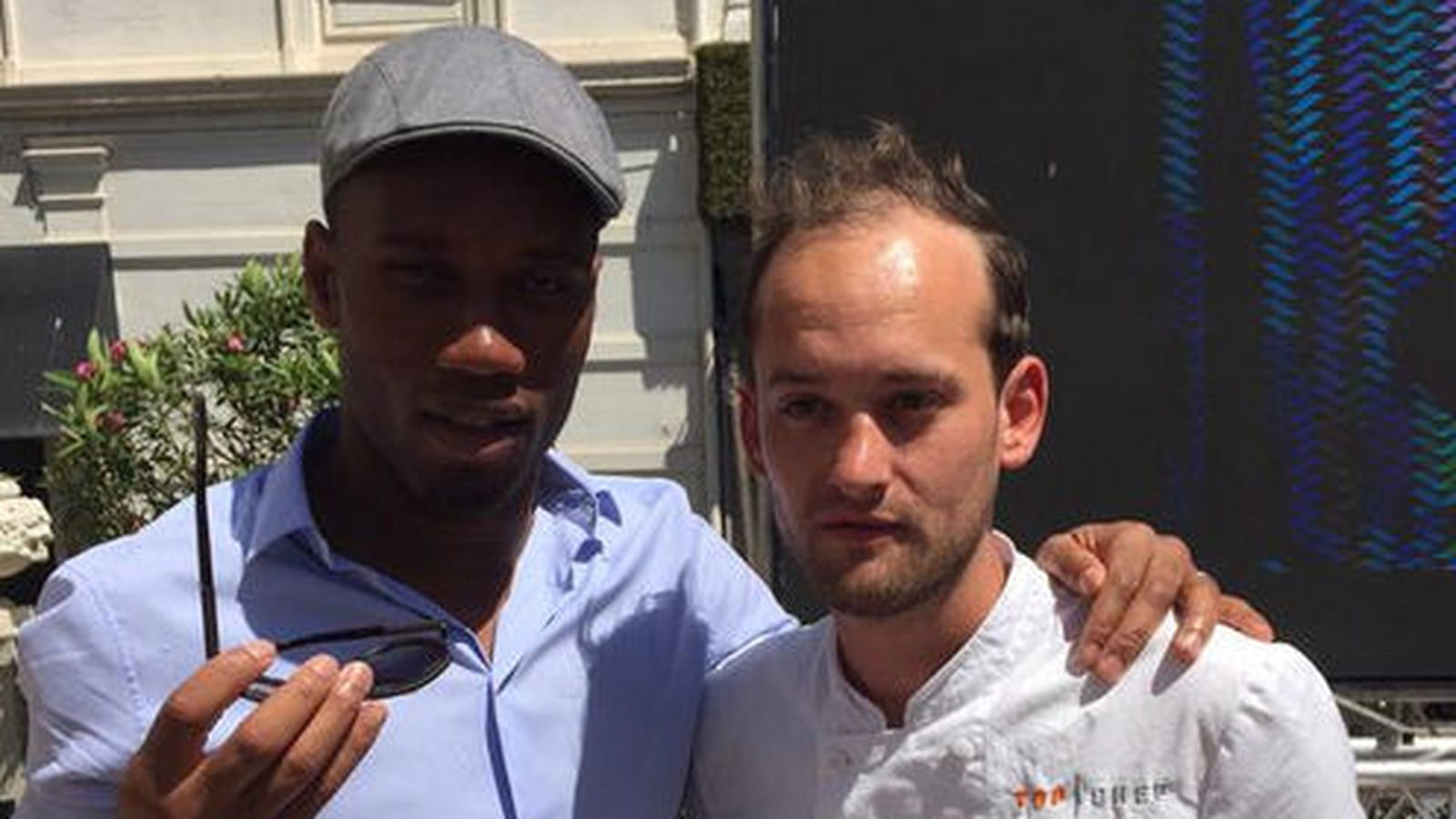 Jérémy Moscovici et Didier Drogba, d'la balle